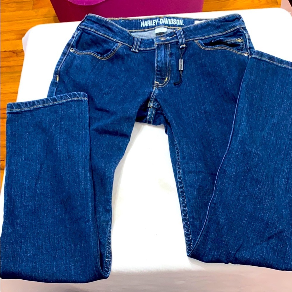 NWOT Harley-Davidson Classic Blue Jeans Wo Size 26 Straight leg jeans‎ NEW